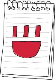 Notepad illustration